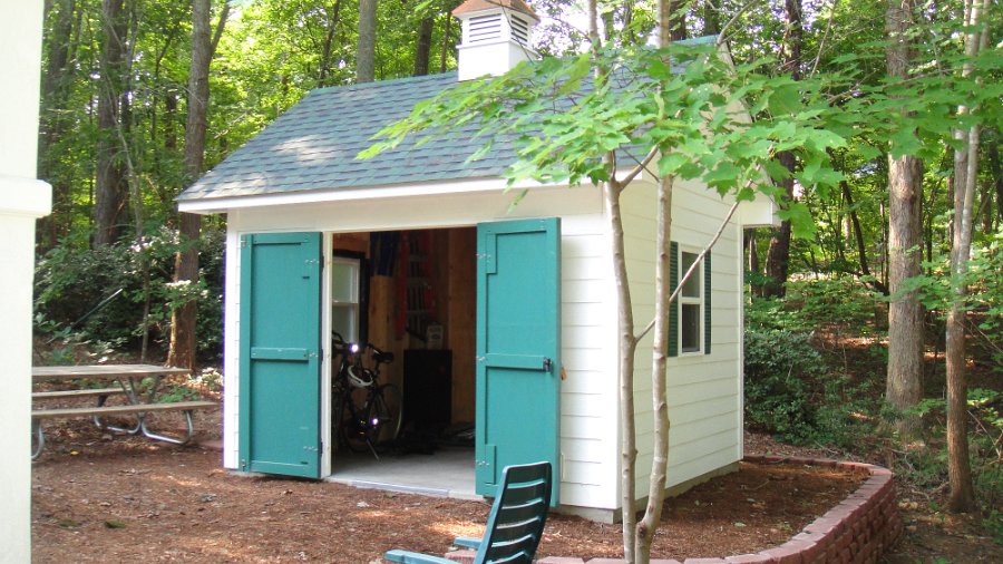 Custom garden shed